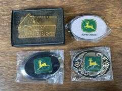 (4) John Deere Belt Buckles