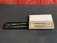 (2) John Deere Pen & Pencil Sets