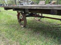 Steel Wheel Hay Wagon