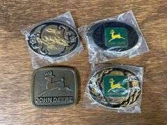 (4) John Deere Belt Buckles
