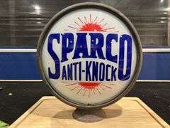 Double Faced Sparco Anti-Knock Metal Gas Pump Globe