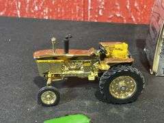(8) 1/43 John Deere Tractors + Implements Ertl