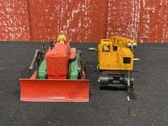 (2) Blaw Know Crawler + Coles Crane Dinky