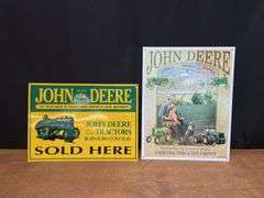 (2) John Deere SST Signs