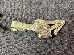 (5) Industrial Tie Chains, Tie Clip, Key Chain, Cuff Link