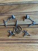 (5) John Deere Tie Pins + Charms