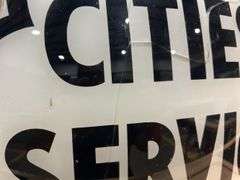 Cities Service Clover Glass Pump  Globe