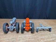 (3) Tractors + Cultivator Hubley
