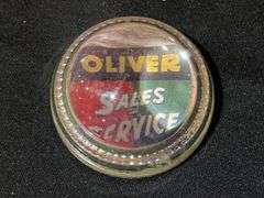 (2) Oliver Ashtray + Paperweight