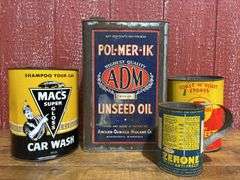 (4) Anti-Freeze, Linseed Oil + Car Wash Cans
