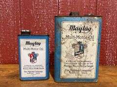 (2) Maytag Oil Cans