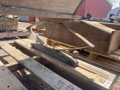 Wooden Wagon Bench Seat