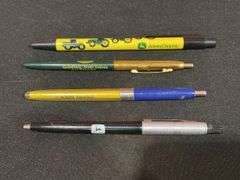 (10) John Deere Pens + Pencils