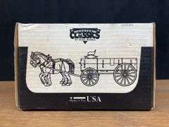 (2) Horse + Wagon Sets NIB