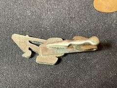(5) Industrial Tie Chains, Tie Clip, Key Chain, Cuff Link