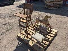Children’s Rocking Horse and Chairs