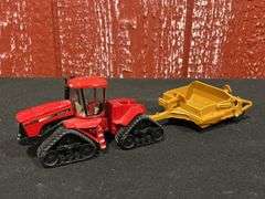(2) 1/64 Case-IH STX450 + Scraper Ertl