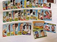 Lot of 1965 & 1966 Topps Baseball Cards (McCarver, Drysdale, Stengel)