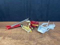 (3) NH Combine, Loader, Auger Ertl
