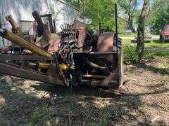 Massey Harris Tractor With Loader And Backhoe