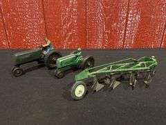 (3) Oliver Tractors + Plow