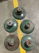 (5) Industrial green porcelain station lights