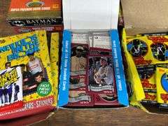 (6) Batman Returns, Dick Tracy, New Kids On The Block, & Eight Men Out Retail Boxes