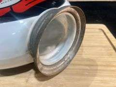Texaco " Sky Cheif" Narrow Body Glass Gas Globe