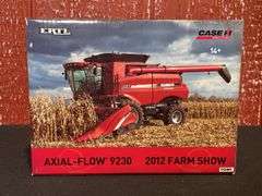 (2) 1/64 Case-IH 9230 Combine Black Farm Show + IH 1460 Combine NIB Ertl