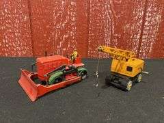(2) Blaw Know Crawler + Coles Crane Dinky