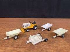 (5) 1/16 IH Cub Cadet L&G + Implements Ertl