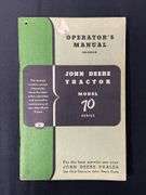 (2) John Deere 60 + 70  Operator Manuals