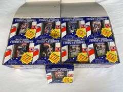 (2) 1990 Asher Candy Stars 'N Stripes Football First Edition Retail Box