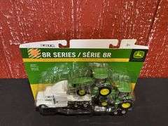 (2) 1/64 John Deere Tractor + Truck Sets NIB Ertl