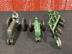 (3) Oliver Tractors + Plow