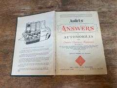 1914 Audels Answers on Automobiles Book