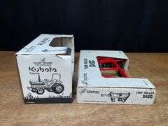 (2) 1/16 Kubota L3130 + White Disk NIB SM