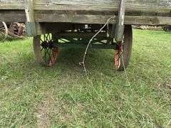Steel Wheel Hay Wagon