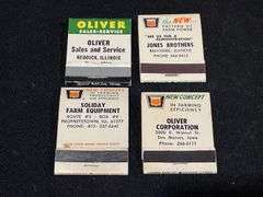 (4) Oliver Matchbook + Matchbook Covers