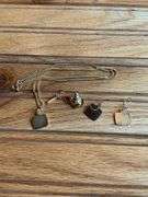 (3) John Deere Necklace, Earrings, Tie Pin