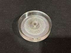 (3) John Deere Clock, Dish,  Paperweight