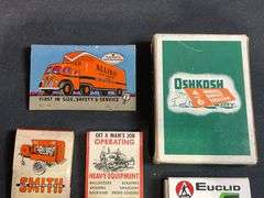 (8) Industrial Matches + Playing Cards