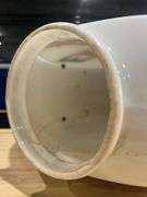 Extron wide body Milk Glass Gas Globe