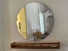 Small Wall Shelf and Mirror