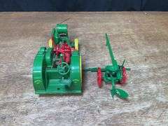 (2) 1/16 John Deere Waterloo Boy + Gilpin Plow
