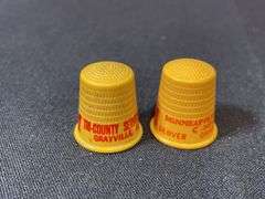 (5) MM S&P Shakers, Thimbles, Top