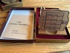 (4) John Deere Calendar Medallions
