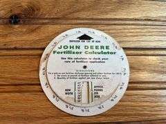 John Deere Fertilizer Calculator