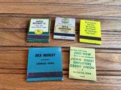 (5) John Deere Matchbooks