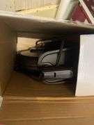 Shelf, (2) Electric Fryers, Electric Skillet, & other Small appliances